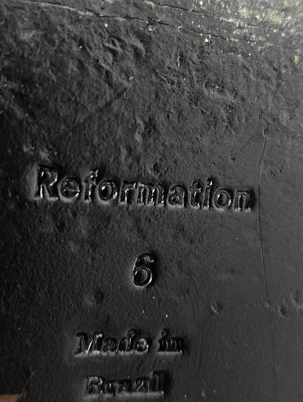 Reformation Alexa Chelsea Boots Black Leather Neoprene‎ Cuff Size 6
